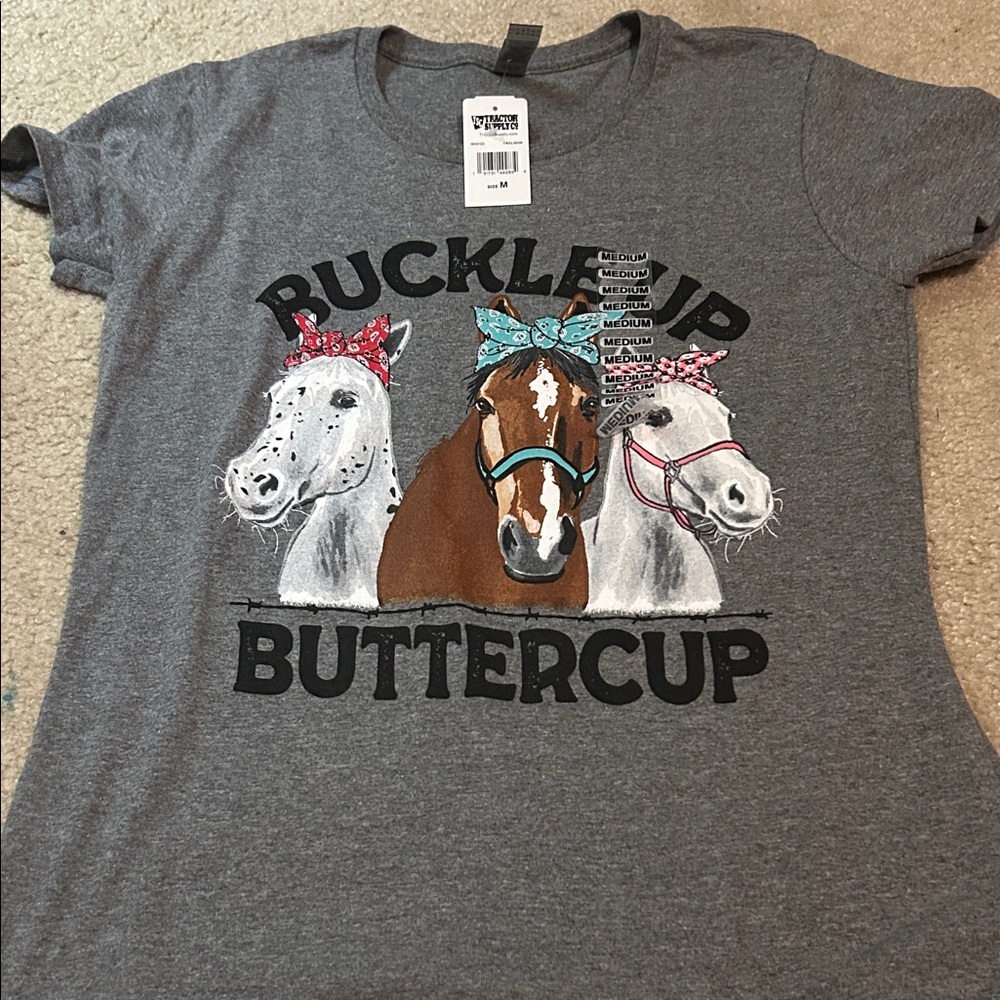 Buckwild Kids' Gray Horse Trio T-Shirt